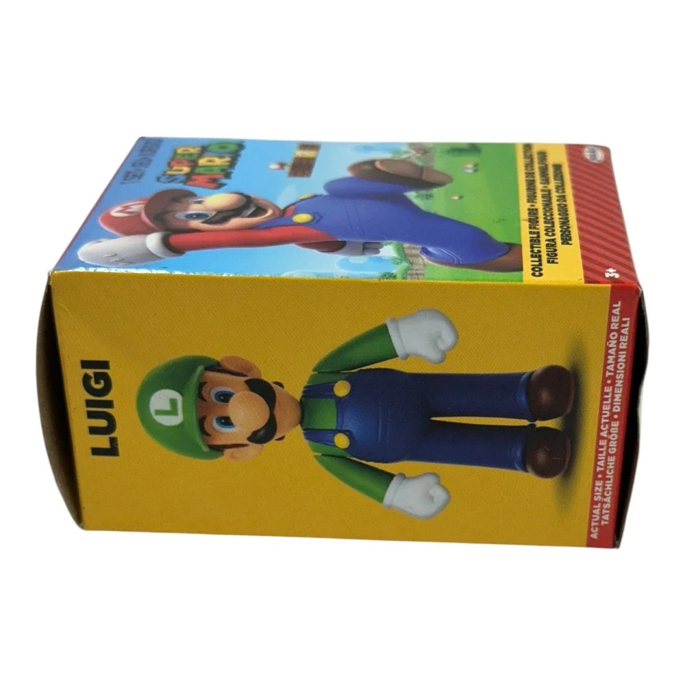 Nintendo Super Mario Luigi 2.5 Inch Collectible Figure Jakks Pacific New